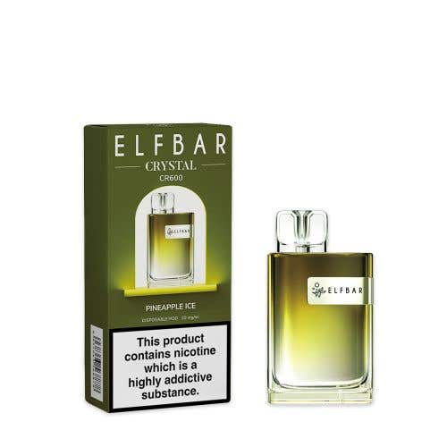 Elf Bar Crystal CR600 Disposable Vape Kit - Pineapple Ice