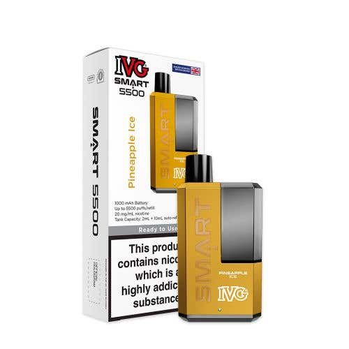 IVG Smart 5500 Rechargeable Refillable Disposable Pod Kit - Pineapple Ice