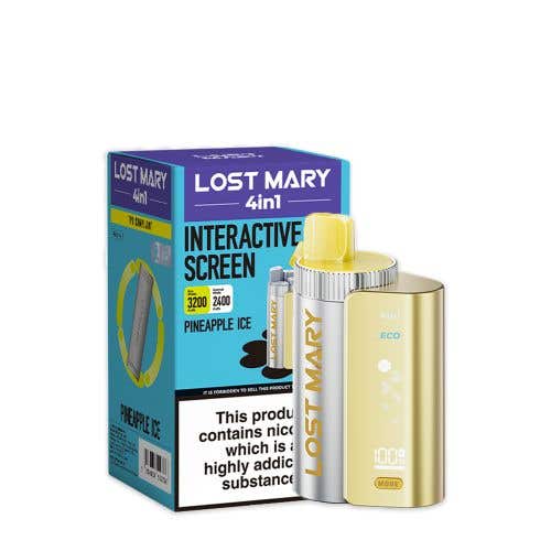 Lost Mary 4-in-1 Prefilled Pod Vape Kit - Pineapple Ice