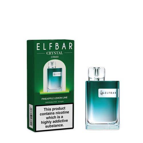 Elf Bar Crystal CR600 Disposable Vape Kit - Pineapple Lemon Lime