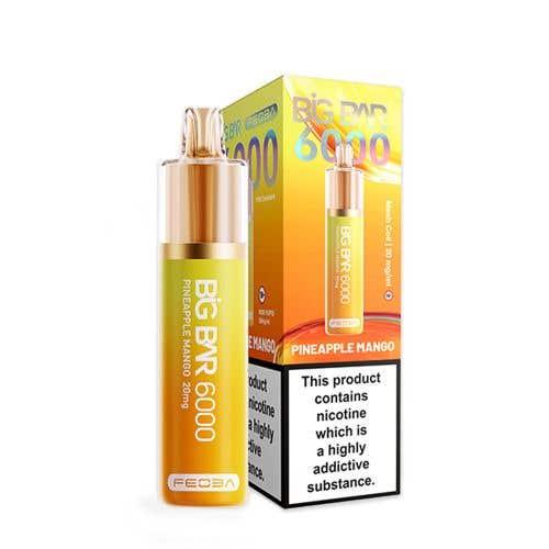 FEOBA Big Bar 6000 Disposable Vape Kit - Pineapple Mango