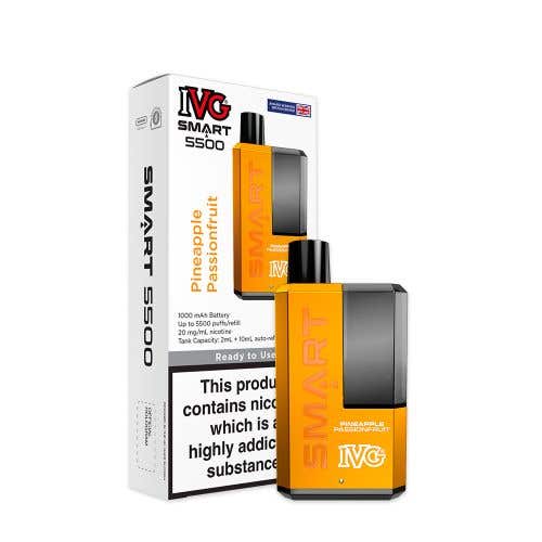 IVG Smart 5500 Rechargeable Refillable Disposable Pod Kit - Pineapple Passion Fruit