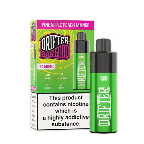 Drifter Bar 6000 Prefilled Pod Vape Kit - Pineapple Peach Mango