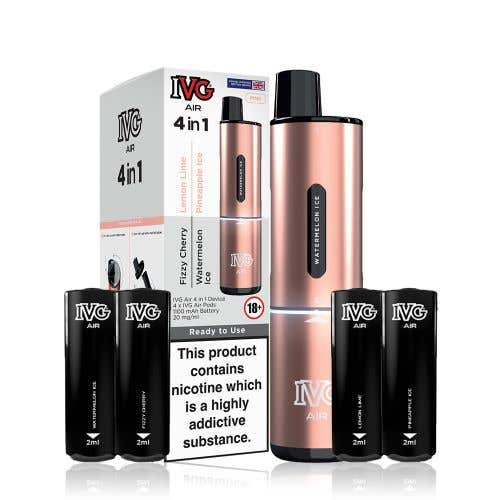 IVG Air 4-in-1 Disposable Vape Kit -  Pink Edition