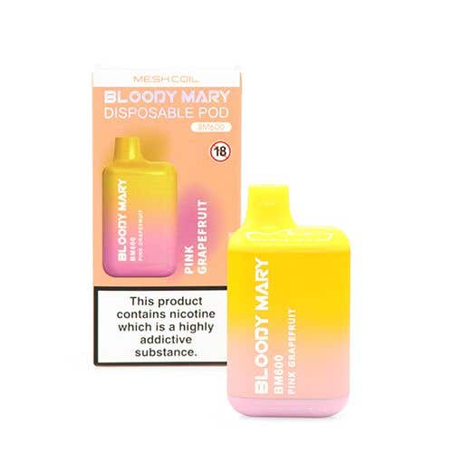 Bloody Mary BM600 Disposable Kit - 20mg - Pink Grapefruit