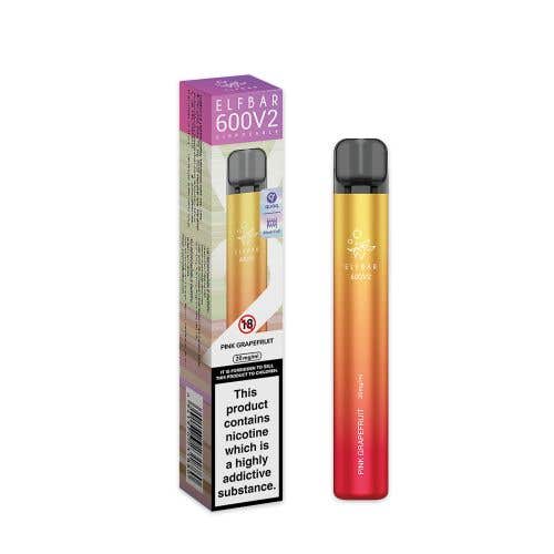 Elf Bar 600 V2 Disposable Kit 2% - Pink Grapefruit