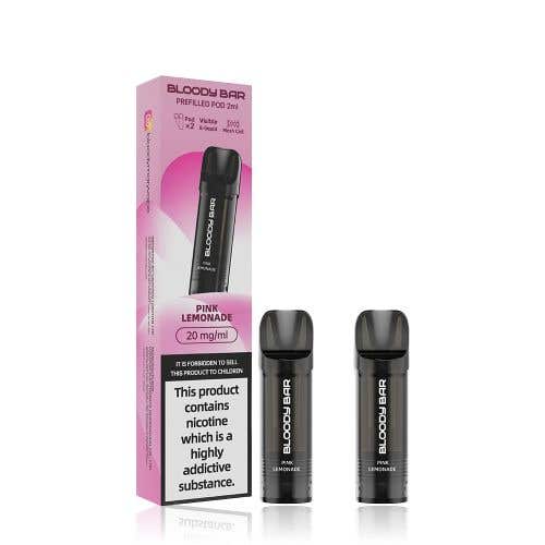 Bloody Mary Bloody Bar Prefilled Vape Pods - Pink Lemonade