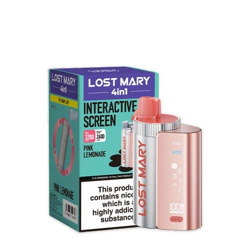 Lost Mary 4-in-1 Prefilled Pod Vape Kit - Pink Lemonade