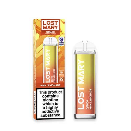 Lost Mary QM600 Disposable Vape Kit - Pink Lemonade
