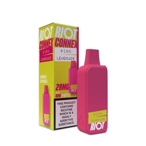 Riot Connex Prefilled Vape Pods - Pink Lemonade
