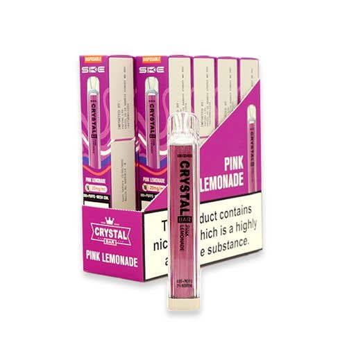 SKE Crystal Bar Disposable Vape Kit 10 x Multipack - Pink Lemonade