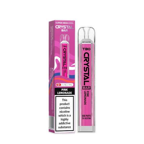 TBO Crystal Bar Disposable Vape Kit - Pink Lemonade