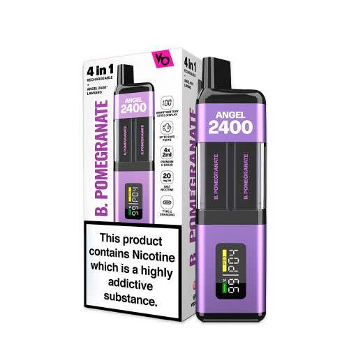 Angel 2400 Rechargeable Disposable Kit - Blueberry Pomegranate