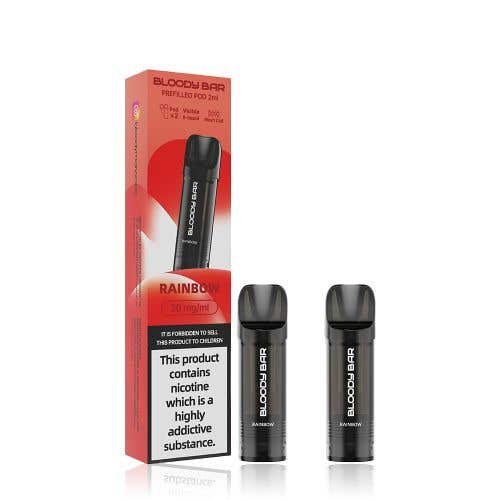 Bloody Mary Bloody Bar Prefilled Vape Pods - Rainbow