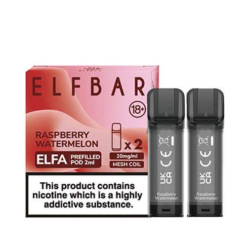 Elf Bar ELFA Prefilled Vape Pods - Raspberry Watermelon