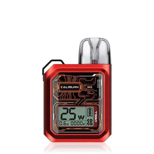 Uwell Caliburn GK3 Pod Vape Kit - Red