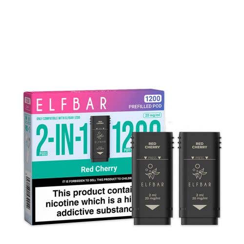 Elf Bar 1200 Prefilled Pods - Red Cherry