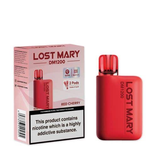 Lost Mary DM1200 Disposable Kit - 20mg - Red Cherry