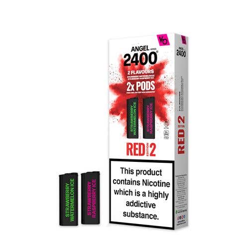 Vapes Bar Angel 2400 Prefilled Pods - Red Edition 2