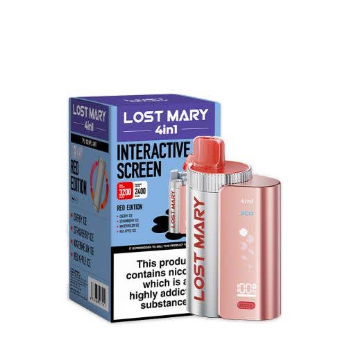 Lost Mary 4-in-1 Prefilled Pod Vape Kit - Red Edition