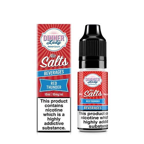 Dinner Lady Beverages Red Thunder Nic Salt Vape Juice - 10mg