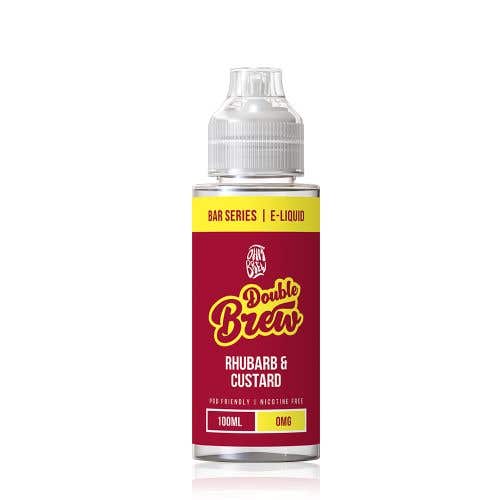 Ohm Brew Double Brew Bar Series Rhubarb & Custard 100ml Shortfill