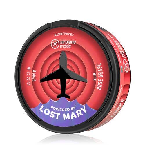 Lost Mary Airplane Mode 9mg Nicotine Pouches - Rose Grape