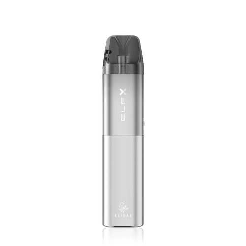 Elf Bar ELFX Refillable Pod Vape Kit - Silver