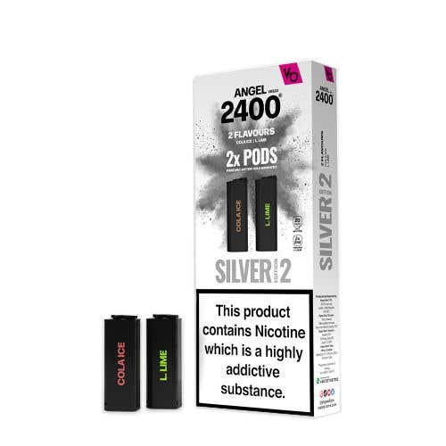Vapes Bar Angel 2400 Prefilled Vape Pods - Silver Edition 2