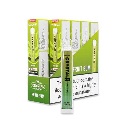 SKE Crystal Bar Disposable Vape Kit 10 x Multipack - Fruit Gum