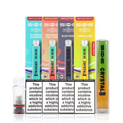 SKE Crystal Plus Prefilled Pod Vape Starter Kit - Group Image