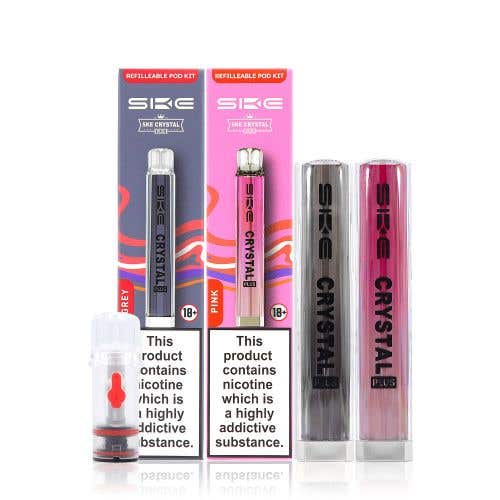 SKE Crystal Plus Refillable Pod Vape Kit - Group Image