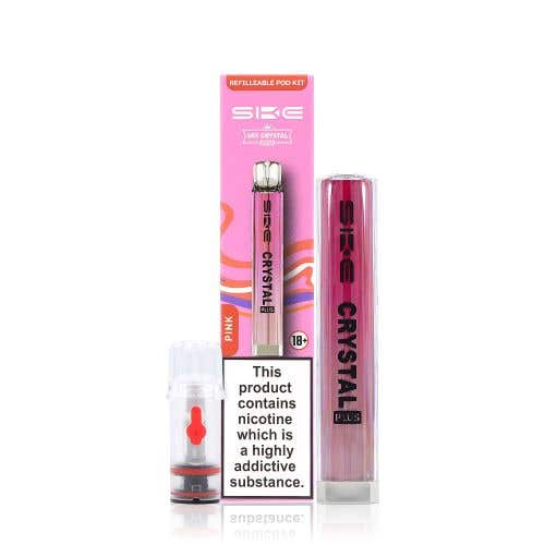 SKE Crystal Plus Refillable Pod Vape Kit - Pink