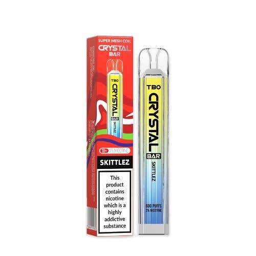TBO Crystal Bar Disposable Vape Kit - Skittlez