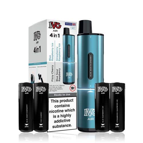 IVG Air 4-in-1 Disposable Vape Kit -  Sky Edition