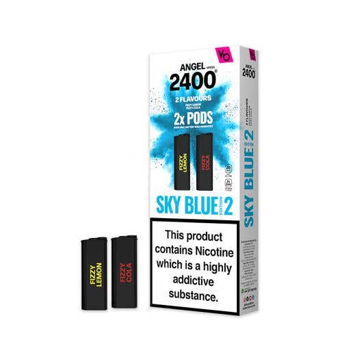 Vapes Bar Angel 2400 Prefilled Pods - Sky Blue Edition 2