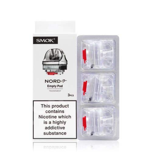 Smok Nord GT Replacement Pods - Transparent Clear