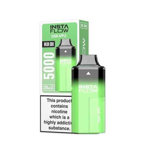 Instafill Instaflow 5000 Refillable Disposable Pod Kit - Sour Apple