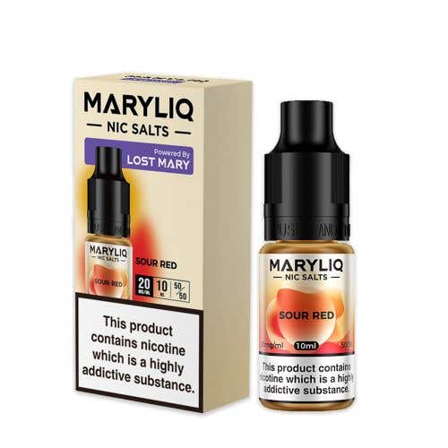 Lost Mary MaryLiq Sour Red Nic Salt - 10mg