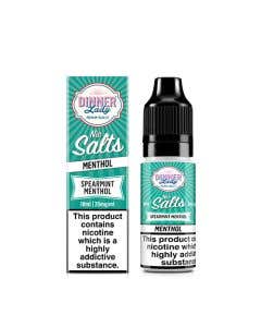 Dinner Lady Spearmint Menthol Nic Salt Vape Juice