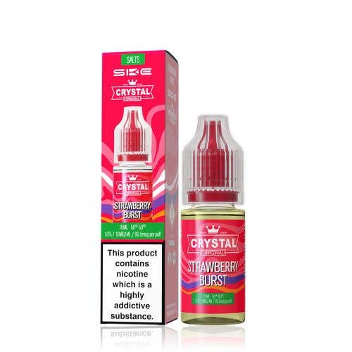SKE Crystal Original Salts V2 Strawberry Burst Nic Salt E-Liquid - 10mg