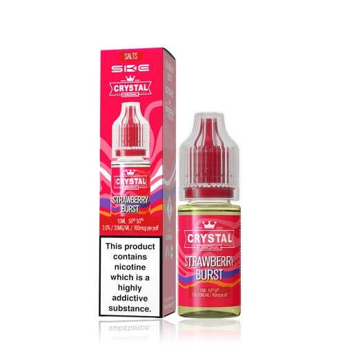 SKE Crystal Original Salts V2 Strawberry Burst Nic Salt E-Liquid