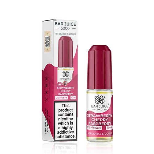 Bar Juice 5000 Strawberry Cherry Raspberry Nic Salt Vape Juice