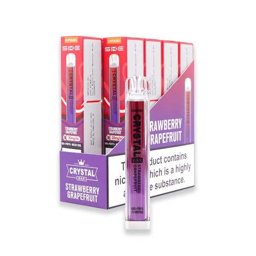 SKE Crystal Bar Disposable Kit 10 x Multipack - 20mg - Strawberry Grape