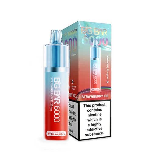 FEOBA Big Bar 6000 Disposable Vape Kit - Strawberry Ice