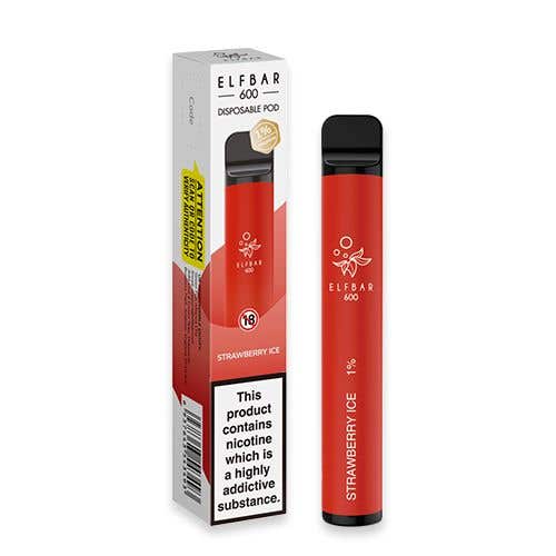 Elf Bar 600 Disposable Kit - Strawberry Ice