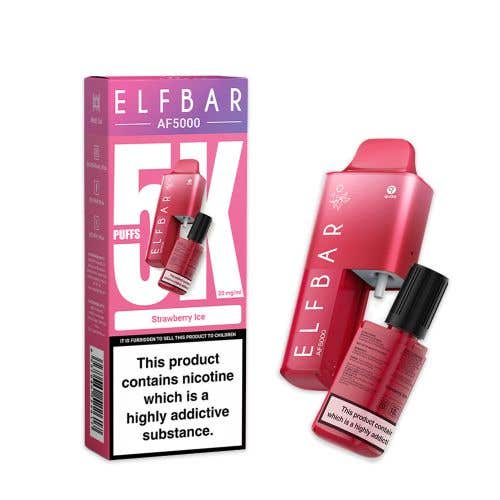 Elf Bar AF5000 Disposable Vape Kit - Strawberry Ice