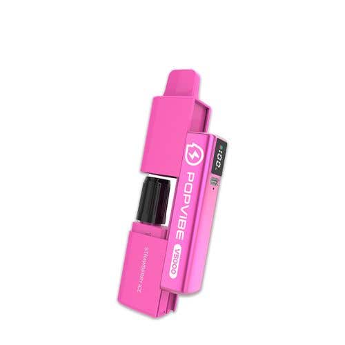 Geekvape Popvibe V5000 Refillable Pod Vape Kit - Strawberry Ice