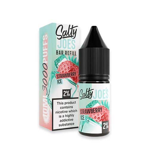 Salty Joe's Bar Refill Strawberry Ice Nic Salt Vape Juice
