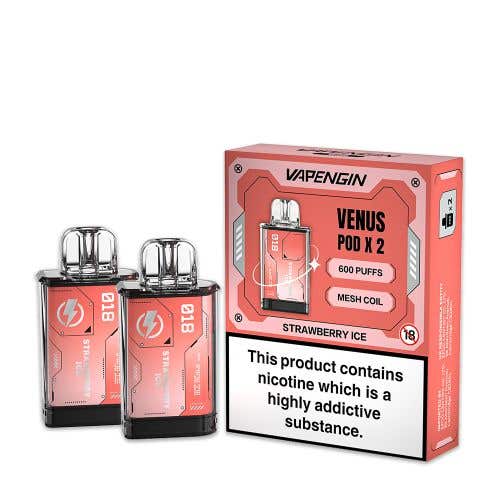 Vapengin Venus Prefilled Pods - 20mg - Strawberry Ice